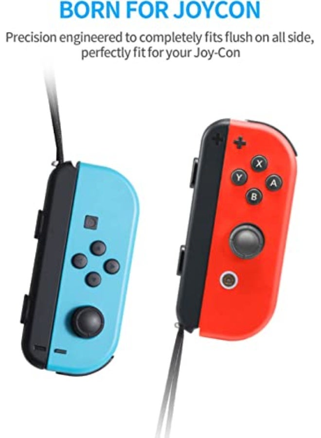 Bukela Joysticks Wrist Strap, Strap for Switch Joycon, 2 Pack Replacement Parts Accessories for Switch Joy-Con Straps, Adjustable Tightness Straps for Switch Joycon, Accessory for Joy-Con Controller (Black) - Image 4