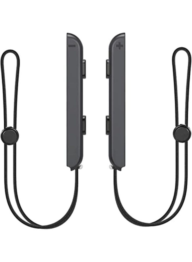 Bukela Joysticks Wrist Strap, Strap for Switch Joycon, 2 Pack Replacement Parts Accessories for Switch Joy-Con Straps, Adjustable Tightness Straps for Switch Joycon, Accessory for Joy-Con Controller (Black) - Image 1