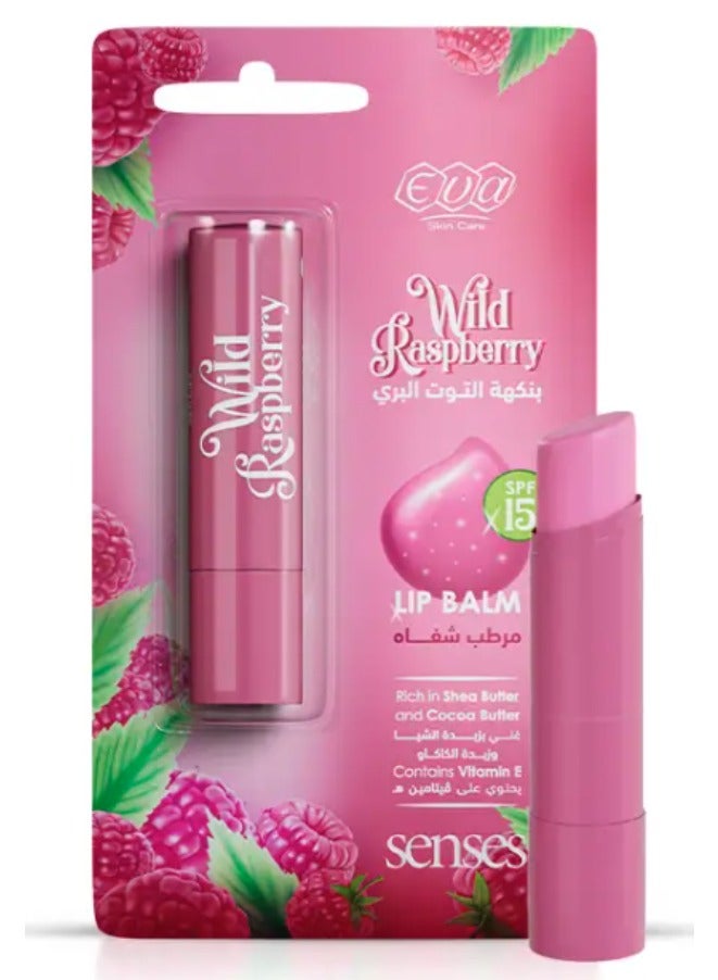 إيفا مرطب شفاه سينسيز للعناية بالبشرة من ايفا - وايلد راسبيري 4 جرام - Image 1