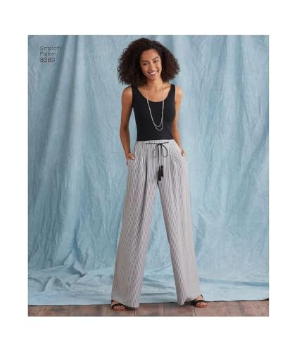 Simplicity Women's Loose Fitting Pants and Shorts Sewing Patterns, Sizes 14-22 - Image 2