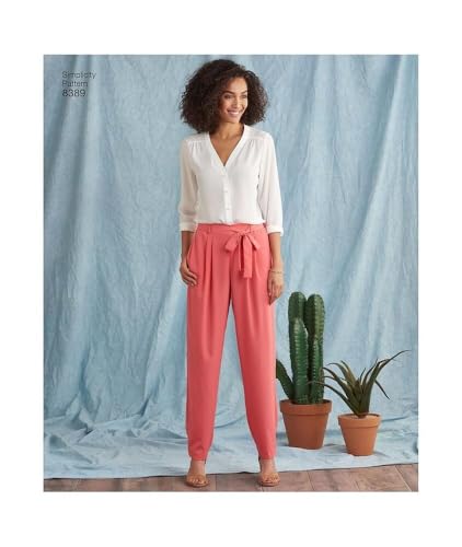 Simplicity Women's Loose Fitting Pants and Shorts Sewing Patterns, Sizes 14-22 - Image 4