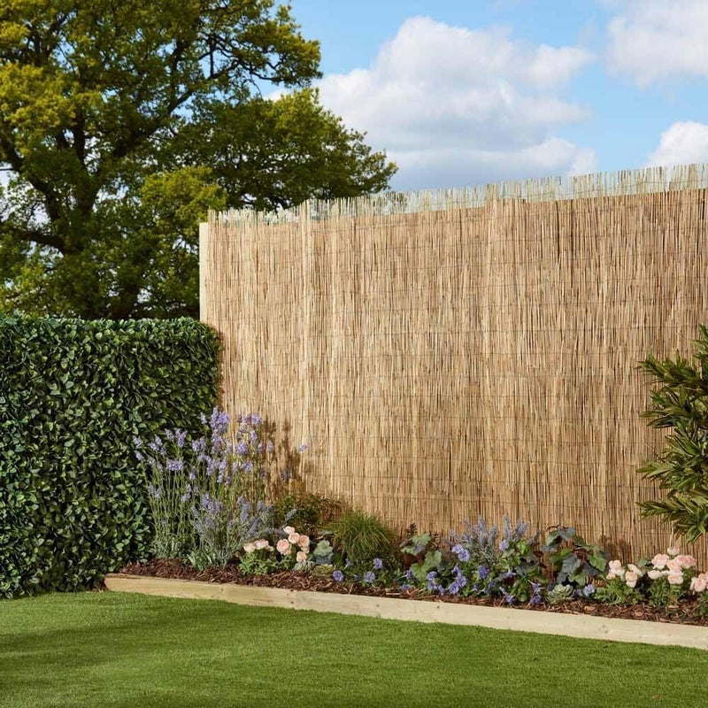Egardenkart شاشة سياج الخصوصية من إي غاردن كارت من القصب للمساحات الخارجية حصيرة عشب طبيعي (100 سم × 500 سم) - Image 2