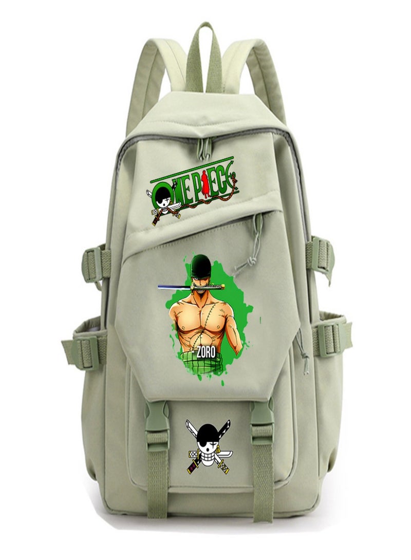 One Piece Roronoa Zoro Children Bag Sackpack Backpack Laptop Sports Bags Fashion for  Kids