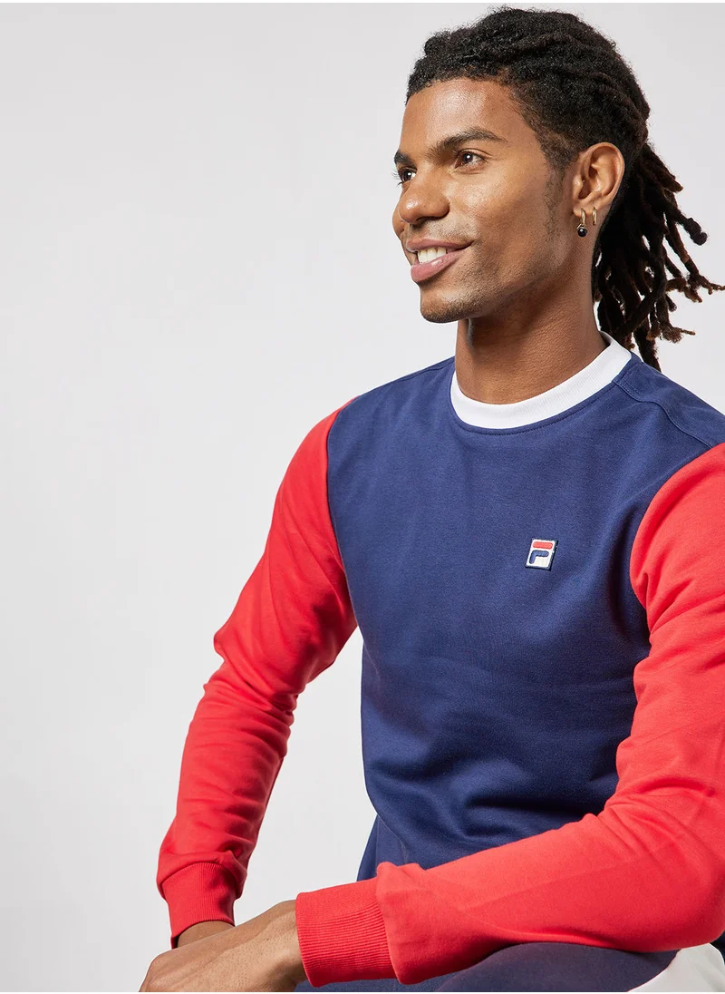 FILA Laert Colour Block Sweatshirt