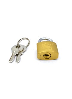 KADRIS Heavy-Duty Security Padlock HA-1425, Weather-Resistant in Solid Brass Lock 20MM - Padlock  shackle with Keys for Sheds, Storage Unit, School, Gym Locker, Fence, Toolbox, Hasp Storage  - Image 4