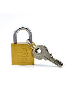 KADRIS Heavy-Duty Security Padlock HA-1425, Weather-Resistant in Solid Brass Lock 20MM - Padlock  shackle with Keys for Sheds, Storage Unit, School, Gym Locker, Fence, Toolbox, Hasp Storage  - Image 5