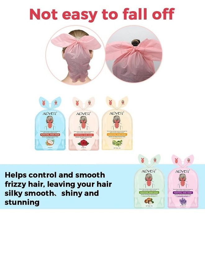 أليفر مجموعة مكونة من 3 أقنعة لإصلاح الشعر وإعادة حيويته - Image 3