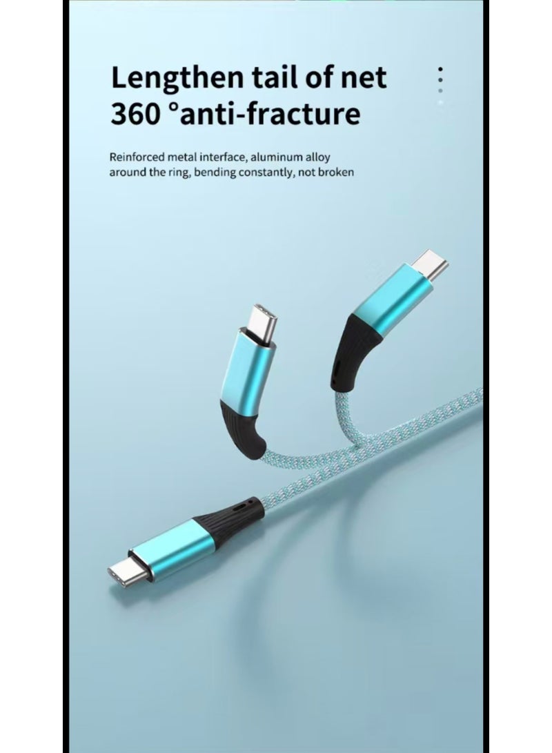 3-in-1 USB Fast Charging Cable 120W – Multi Charger Cord with Type-C, Micro USB & Lightning Connectors, Universal Phone Charger for iPhone, Samsung, Huawei & Tablets - Image 2