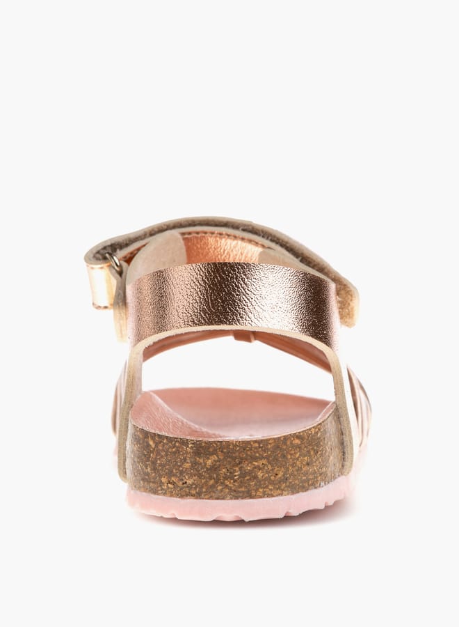 Pablosky Girls Strap Sandals With Hook And Loop Closure  - Image 3