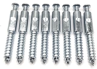 ReplacementScrews Assembly Dowel/Cam Lock Screw Compatible with IKEA Part 123491 (MALM Bed Frames) (Pack of 8) - Image 1