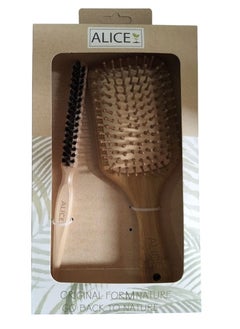 Alice ALICE Wooden brush set + Sleek brush wood 