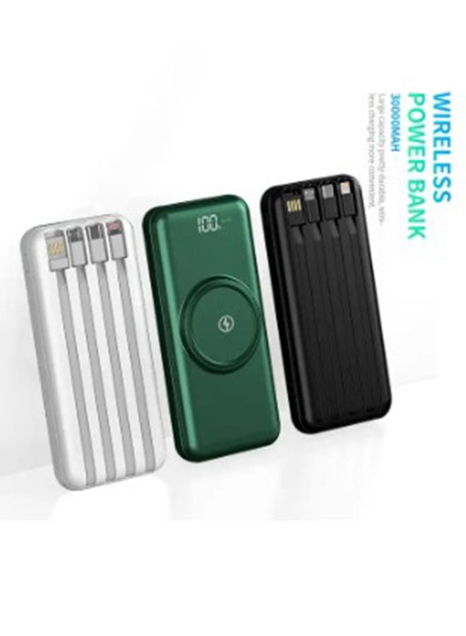Raxoom Wireless Portable Charger Power Bank with Built-in 4 Cable - Image 5