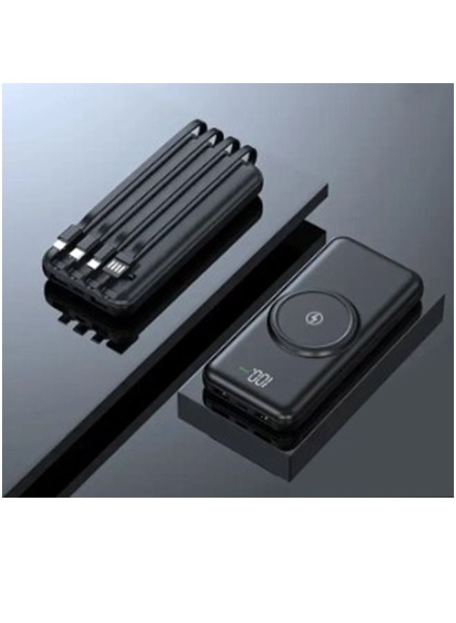 Raxoom Wireless Portable Charger Power Bank with Built-in 4 Cable - Image 3