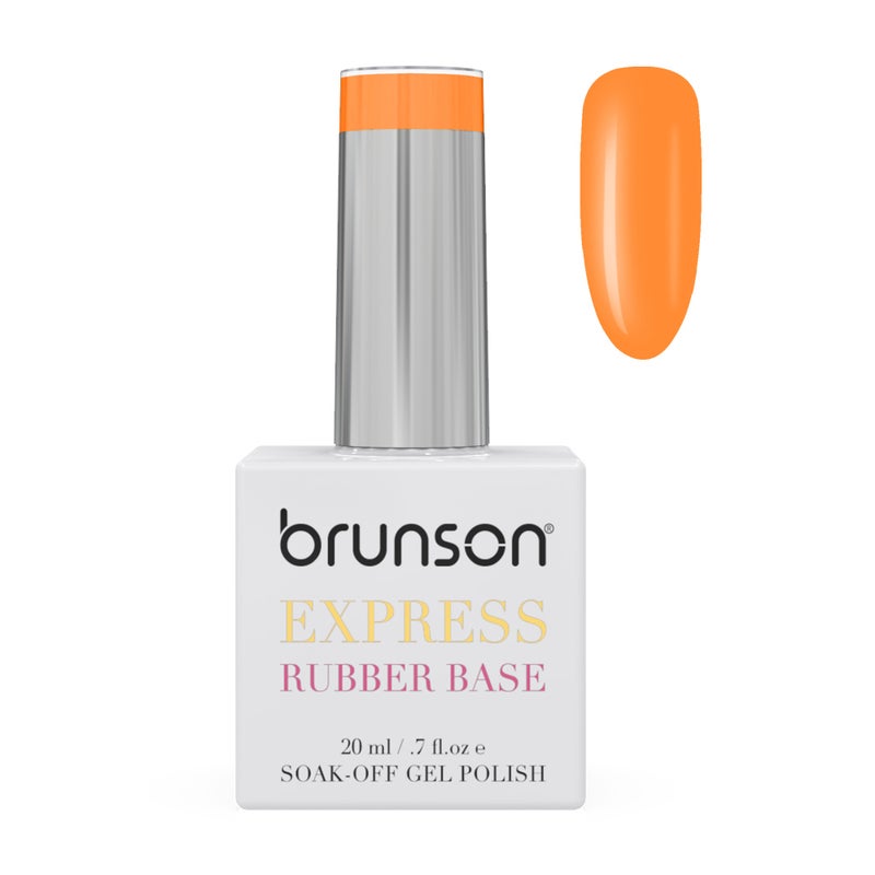 brunson TPO free Rubber Base Gel polish 20ml Soak Off Base Coat for Nail Strengthening Long Lasting Gel Polish Base for Chip Free Shine Brittle Nails UV Rubber base Russian manicure Non Yellowing salon manicure - Image 1