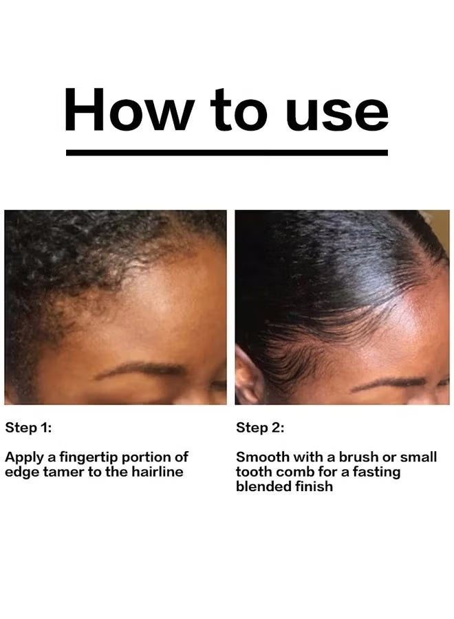 Luxfume Edge Control Apple Booster Extra Strength Moisture Thick Coarse Hair Great For Relaxed And Natural Hair Strong Hold Styling Gel - Image 5