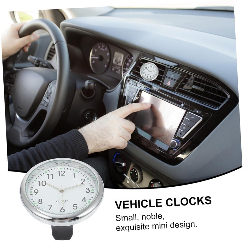 PRETYZOOM 1 Set Car Dashboard Mini Digital Clock Adhesive Luminous Auto Vent Clock for Vehicles Accurate Timekeeping Strong Durable Easy Installation for Cars and Suvs - Image 5