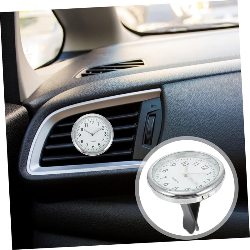 PRETYZOOM 1 Set Car Dashboard Mini Digital Clock Adhesive Luminous Auto Vent Clock for Vehicles Accurate Timekeeping Strong Durable Easy Installation for Cars and Suvs - Image 3