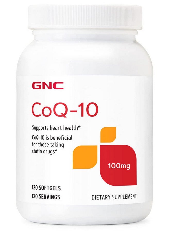 GNC Coq10100Mg ; Antioxidant & Cardio Support Cell Service And Replenishing ; 120 Soft Gels - Image 1
