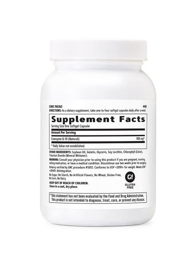 GNC Coq10100Mg ; Antioxidant & Cardio Support Cell Service And Replenishing ; 120 Soft Gels - Image 5