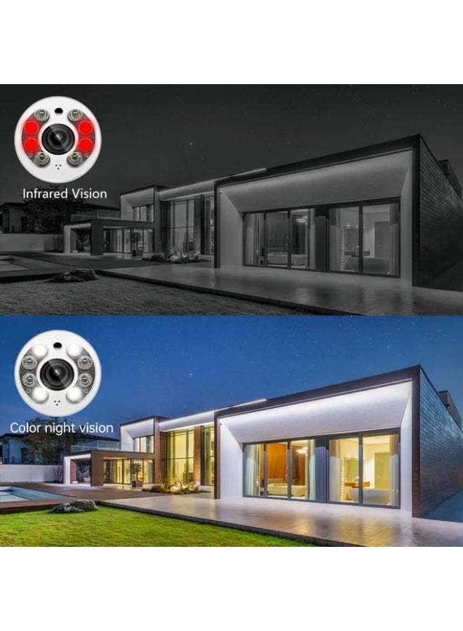 جورتان كاميرا مراقبة جورتان 1080 بكسل داخلية وخارجية مزودة بخاصية واي فاي، رؤية ليلية، اتصال ثنائي الاتجاه، كشف الحركة، مقاومة للماء والغبار IP66، تحكم PTZ - Image 3