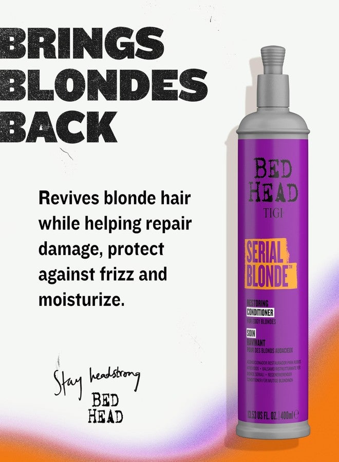 Bed Head by TIGI Serial Blonde Conditioner for Damaged Blonde Hair 13.53 Fl Oz (Pack of 2) - Image 2