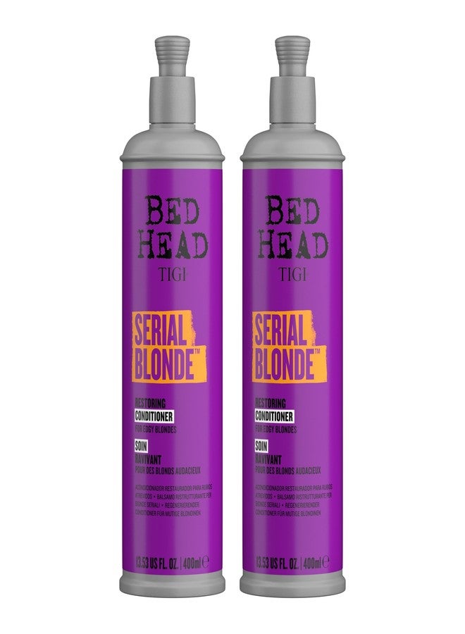 Bed Head by TIGI Serial Blonde Conditioner for Damaged Blonde Hair 13.53 Fl Oz (Pack of 2) - Image 1
