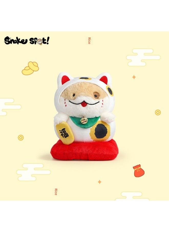 2025 Year Genuine Puppy Snake Year Of The Snake Plush Toy Mascot Doll Cute Plush Doll Girl Gift-Specifications:11cm Snake Pendant For Attracting Wealth-Color:Genuine Authorization + Anti-counterfeiting Label  - Image 4