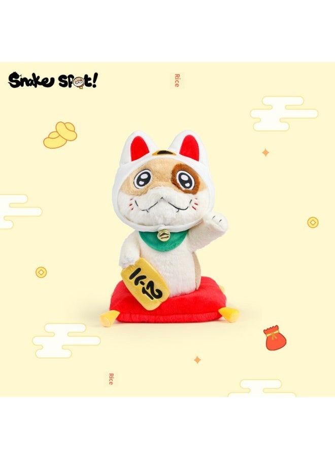 2025 Year Genuine Puppy Snake Year Of The Snake Plush Toy Mascot Doll Cute Plush Doll Girl Gift-Specifications:11cm Snake Pendant For Attracting Wealth-Color:Genuine Authorization + Anti-counterfeiting Label  - Image 2