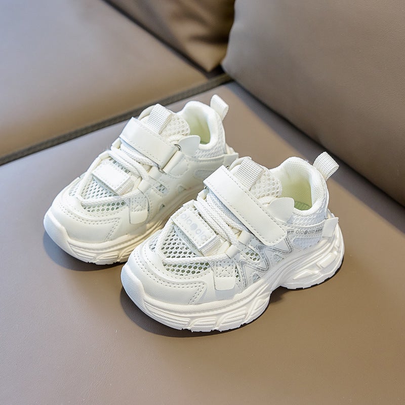 Mesh Sneakers Lightweight Flexible Sole Walking Shoes For Kids Indoor And Outdoor Activities - Image 1