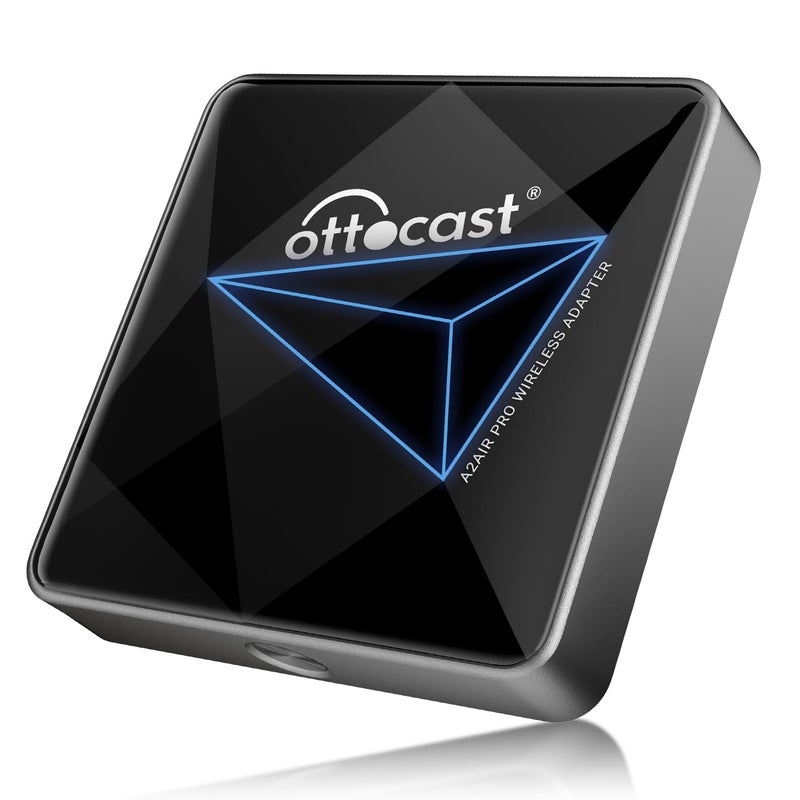 OTTOCAST A2Air Pro Android Auto Wireless Adapter, Auto-Reconnect, Convert Wired AndroidAuto to Wireless, Plug & Play, Low-Latency Dongle for Android 11+ Phones & Factory Wired AndroidAuto Cars - Image 1