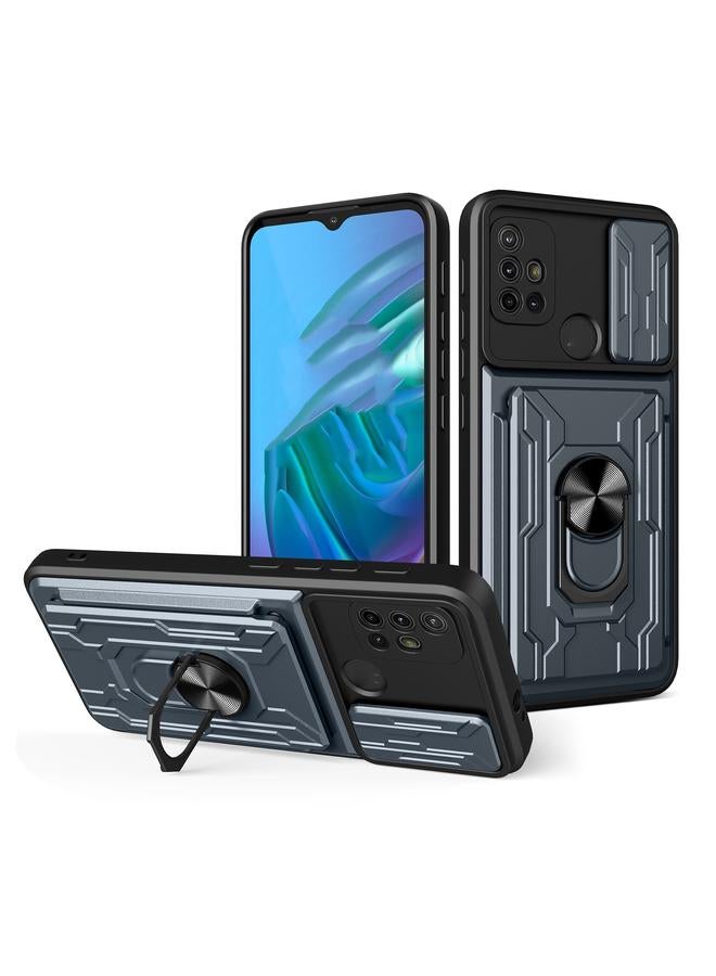 S-TOP Case For Motorola Moto G30 Sliding Camshield Card Phone Case - Image 1