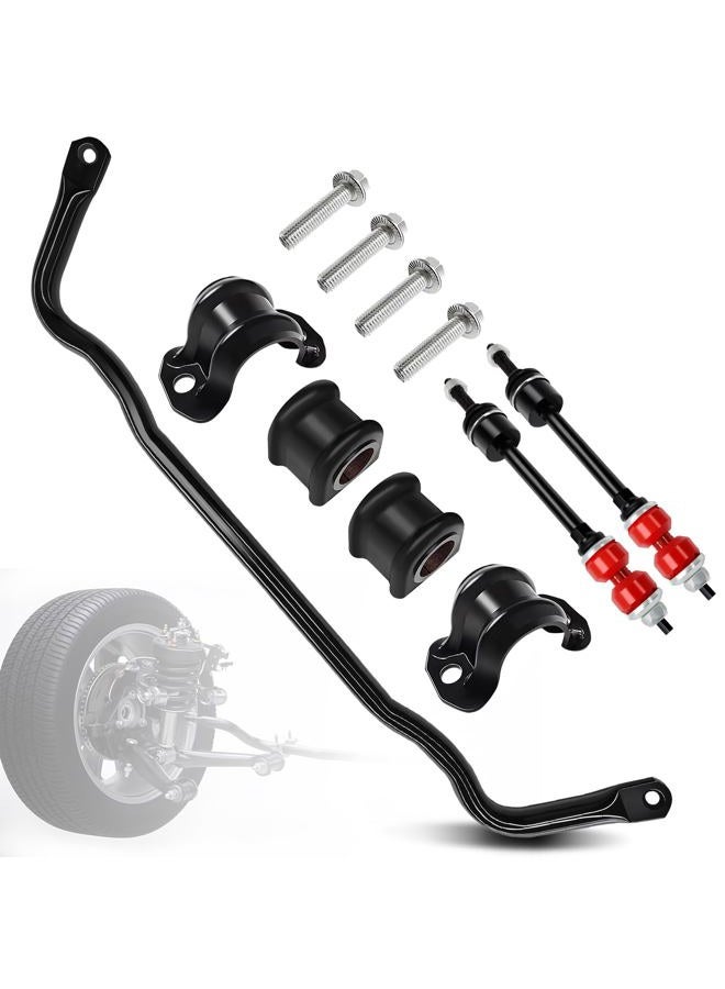 bansdans 55398938AC Front Stabilizer Bar Kit And K80894 Sway Bar Links Front Sway with PU Bushing Fit for 2009-2010 Dodge Ram 1500, 2011-2018 Ram 1500, 2019-2022 Ram 1500 Classic, OE#55398938AB - Image 1