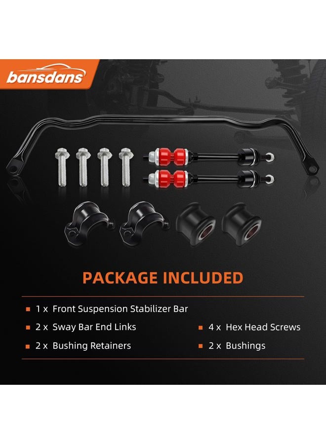 bansdans 55398938AC Front Stabilizer Bar Kit And K80894 Sway Bar Links Front Sway with PU Bushing Fit for 2009-2010 Dodge Ram 1500, 2011-2018 Ram 1500, 2019-2022 Ram 1500 Classic, OE#55398938AB - Image 3