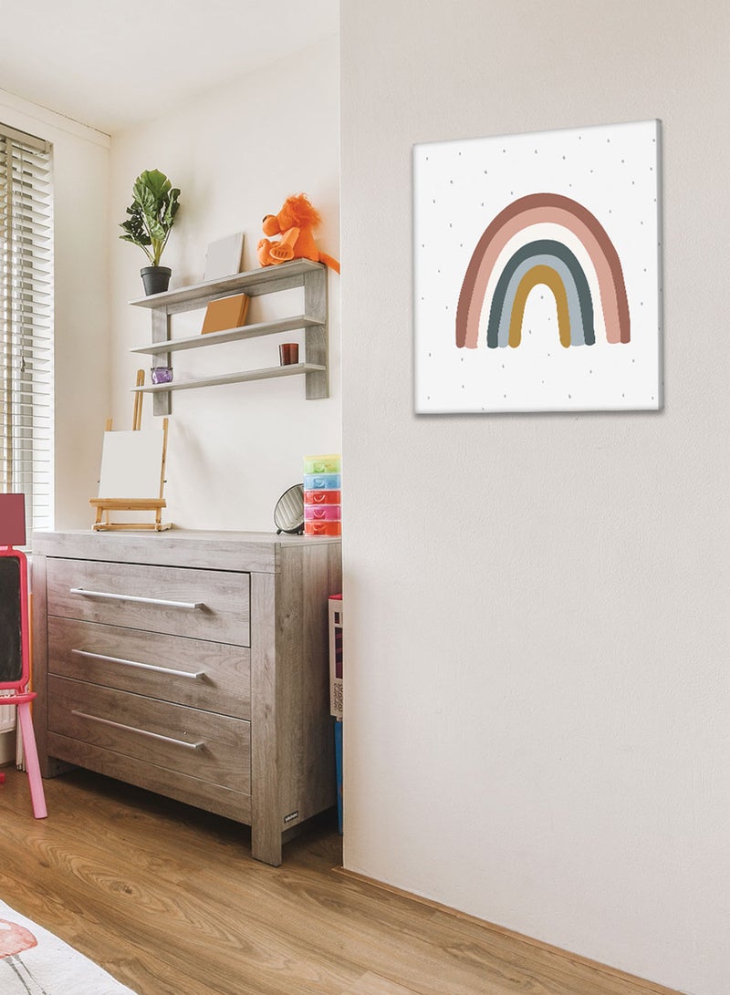 لوحة كانفاس على إطار خشبي، تصميم قوس قزح، للمنزل، غرفة المعيشة، المكتب، الديكور - Image 2