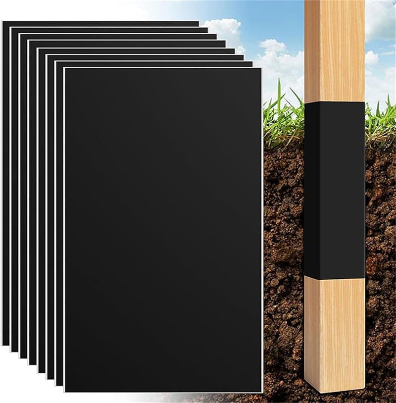 8 Pack Waterproof Fence Post Covers For 3 To 5 Inch Round Square Wooden Posts Rot Prevention - Image 4