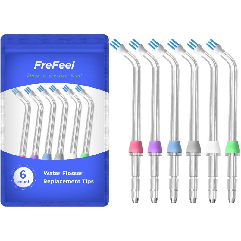 Replacement Heads for Waterpik Replacement Picks for Water Pik Water Flosser 6 Plaque Chaser Tips