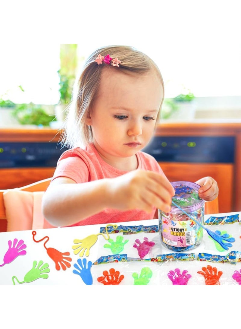 saykfoe 40 PCS Sticky Hands, Sticky Finger, Kids' Party Favor Sets, Fun Toys, Party Favors, Wacky Fun Stretchy Sticky Hands, Party Favors, Birthday Parties Articles, Toys for Sensory Kids - Image 4