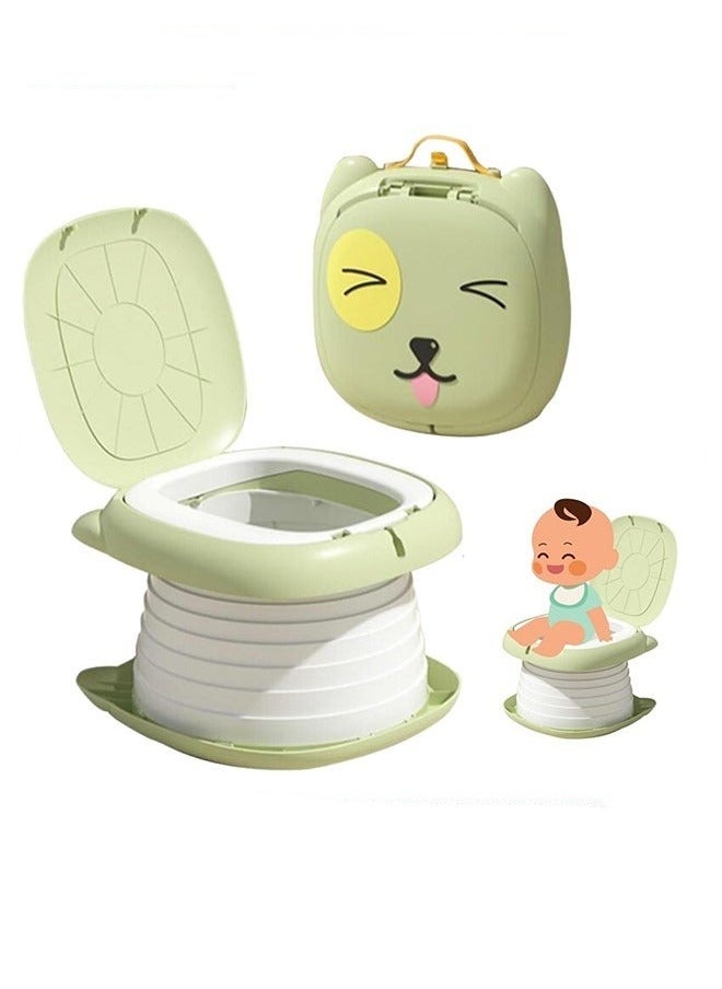 MIXDE Travel Potty for Toddler,Convenient Training Toilet for Baby,Folding Toilet for Car Camping Indoor Outdoor,Pottie for Kids,Training Toilet for Kids  - Image 1
