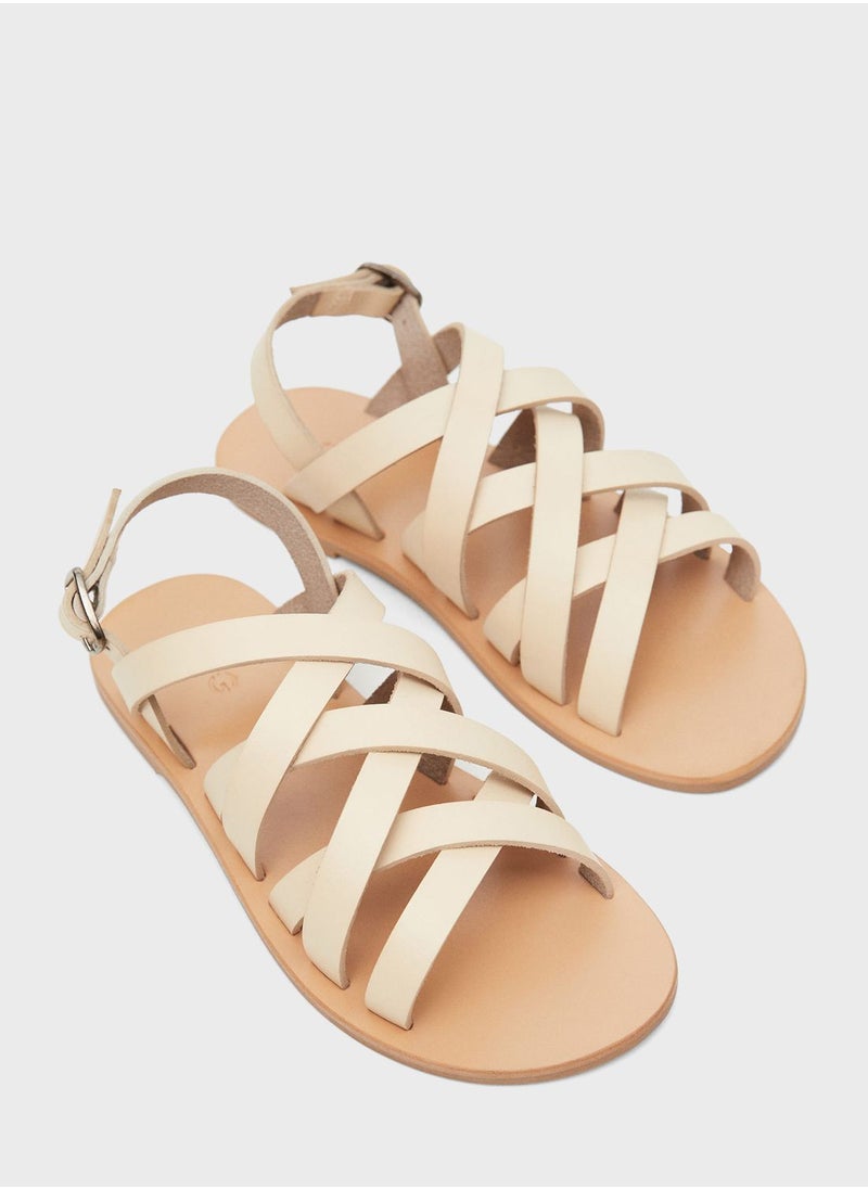 MANGO - Kids Buckle Sandals - Image 1
