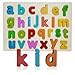 Kairsya Alphabet Puzzle montessori Wooden Puzzles for Toddlers 15 abc Alphabet Puzzles Learning Toys for toddlers toddler learning toys Preschool Educational Gift for kids Lowercase Letter Puzzle - Image 2