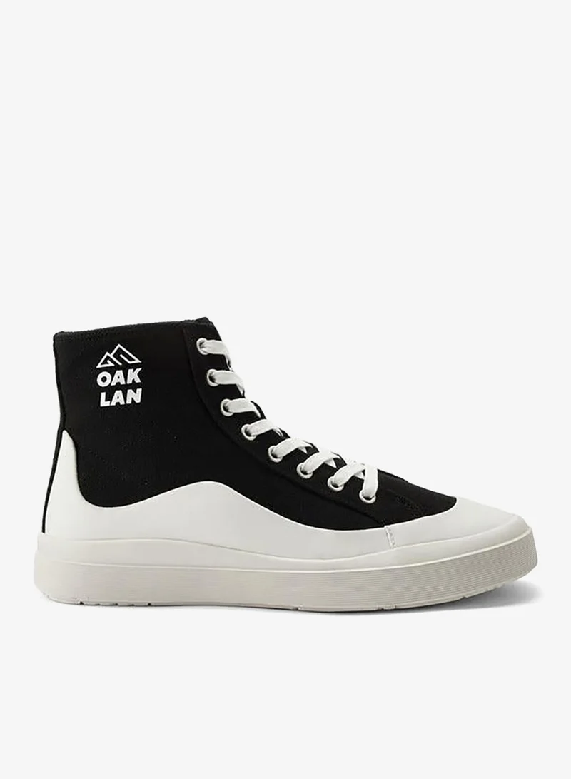 Men Lace-Up Canvas Sneakers