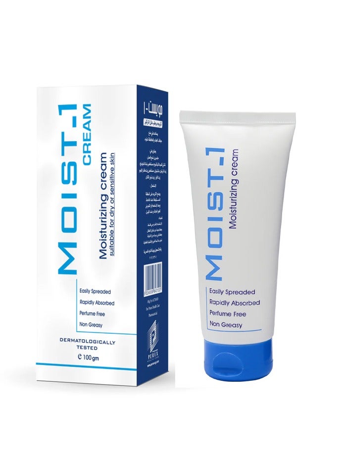 Moisturizing Cream for Face and Body – Deep Hydration with Beeswax and Sweet Almond Oil 100ml