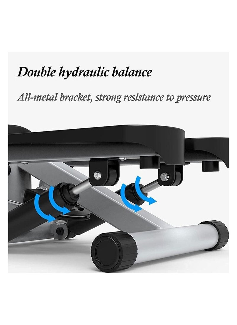Arabest Mini Fitness Twist Stepper Electronic Display Home Exercise Equipment with Resistance Bands Portable Fitness Tools  - Image 5