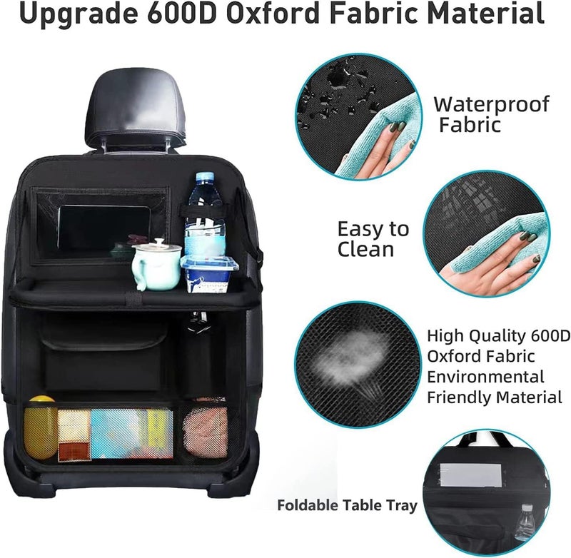 Primst Car Backseat Organizer with Foldable Table Tray - 2 Pack - Image 4