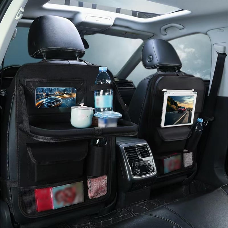 Primst Car Backseat Organizer with Foldable Table Tray - 2 Pack - Image 1