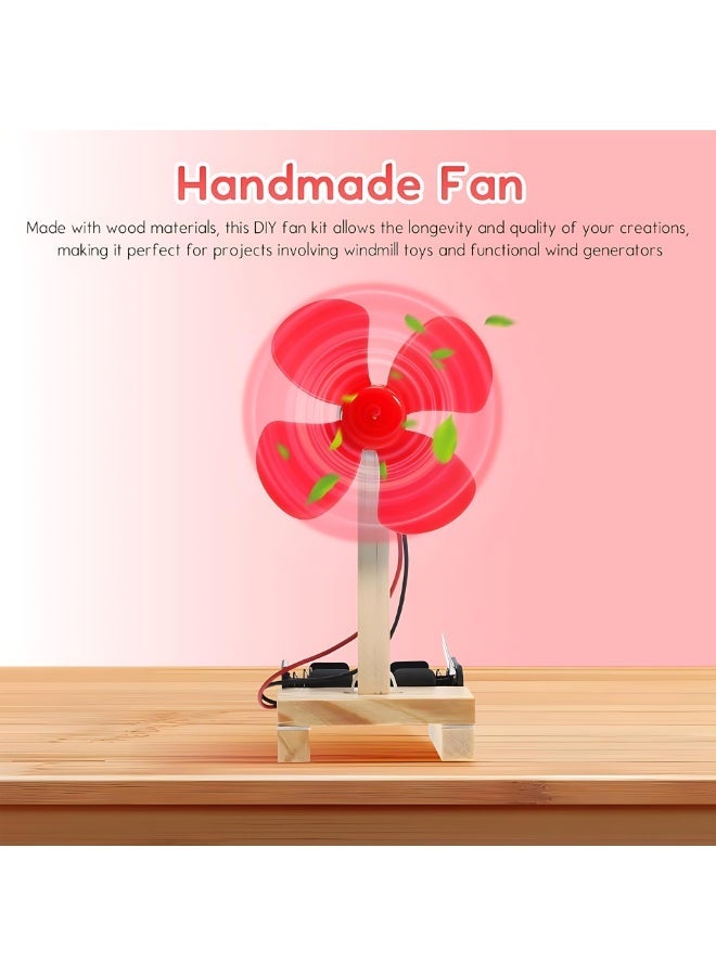ALMiHomi DIY Electric Fan Science Project Kit for Students – Simple Electric Circuit with DC Motor | STEM Educational Toy for School Science Fair - Image 4
