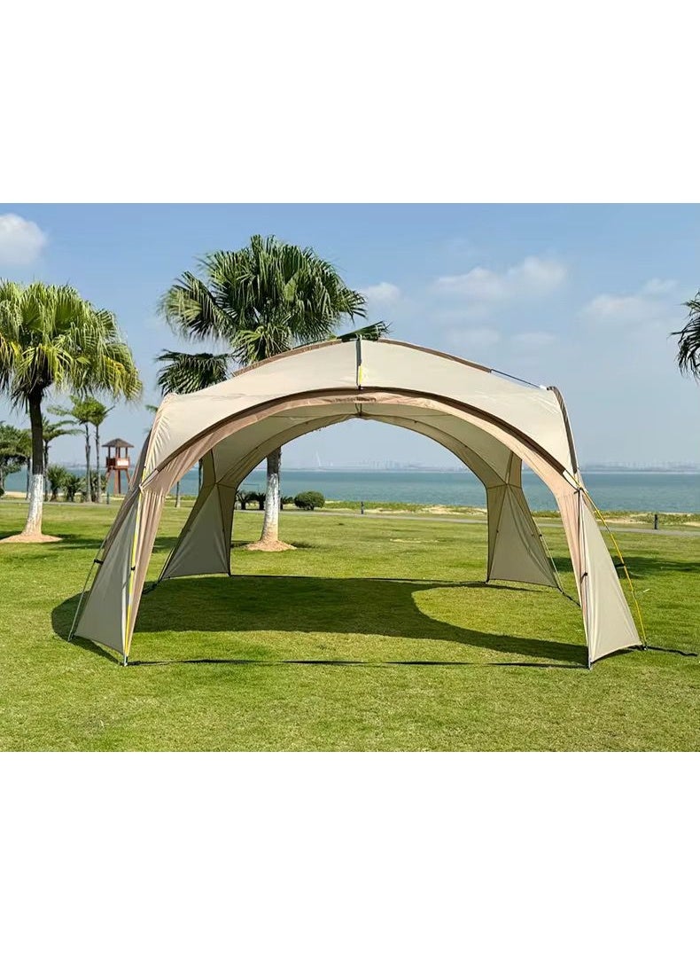 بلو فاير خيمة شمسية كبيرة للمخيمات 8-5 أشخاص، خيمة سريعة النصب مقاس 14x14 قدم مقاومة للماء والأشعة فوق البنفسجية مع 4 جدران شبكية للعائلة، الشاطئ، الحدائق، والفعاليات الخارجية (تثبيت في 5 دقائق) - Image 2