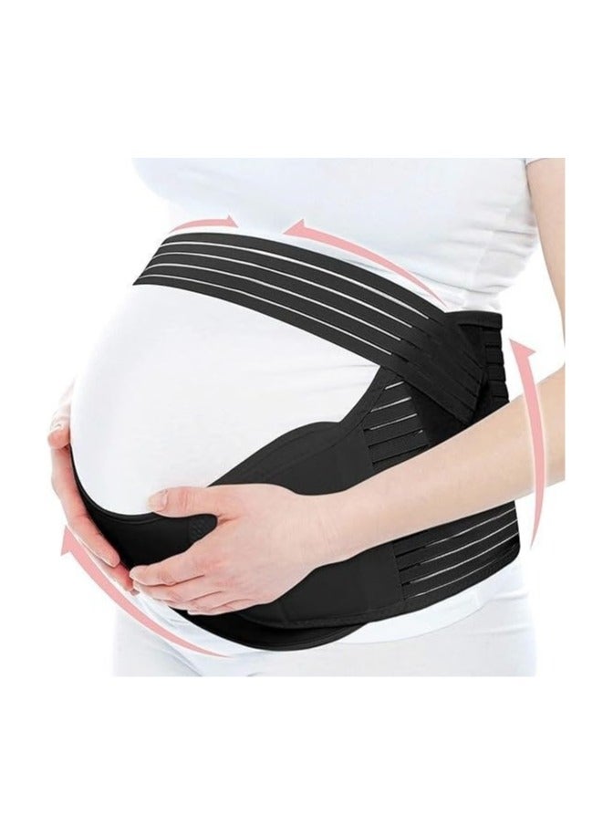 3-in-1 Maternity Belly Belt for Pregnancy, Breathable & Comfortable Pregnancy Support Band, Adjustable Pelvic & Waist Support, Tummy Band for Abdomen Pain Relief - Image 3