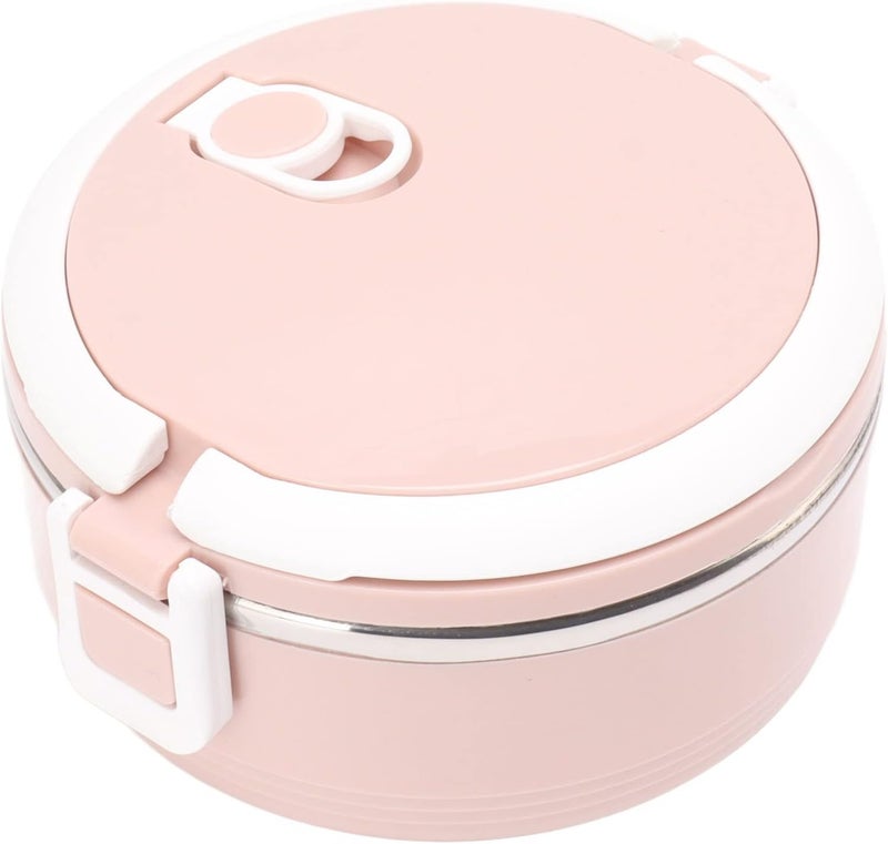 ZJchao Girls Lunch Box, Pink Lunch Box Girls Lunchbox For School with For (Pink) - Image 1