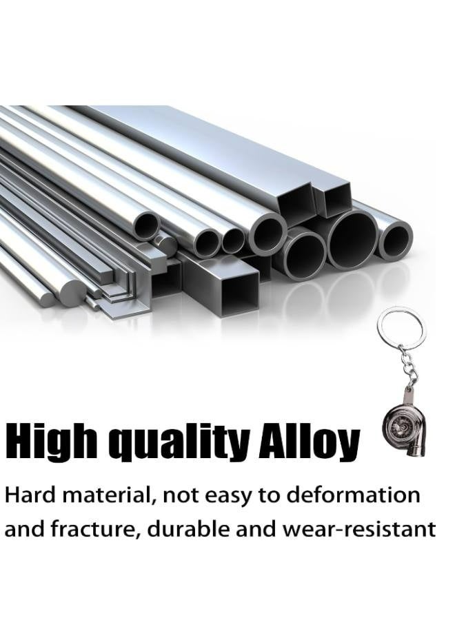 Car Electronic Keychain with Sounds LED Light, Stylish Car Flashlight Turbo Keychain, DIY Rotating Key Holder, Car Decorations Perfect Gifts - Image 2